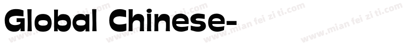 Global Chinese字体转换